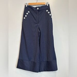 NWT ABS By Allen Schwartz Stripped Wide Leg Pants